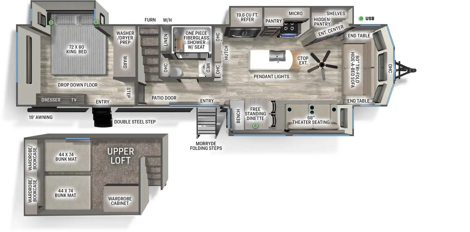 399LOFT Floorplan Image